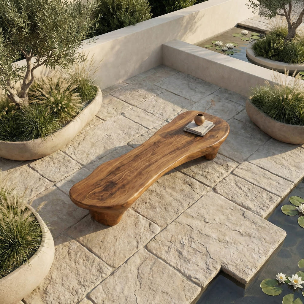 Smooth Curved Bench