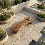 Smooth Curved Bench