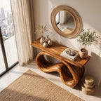 Artistic Flowing Console Table