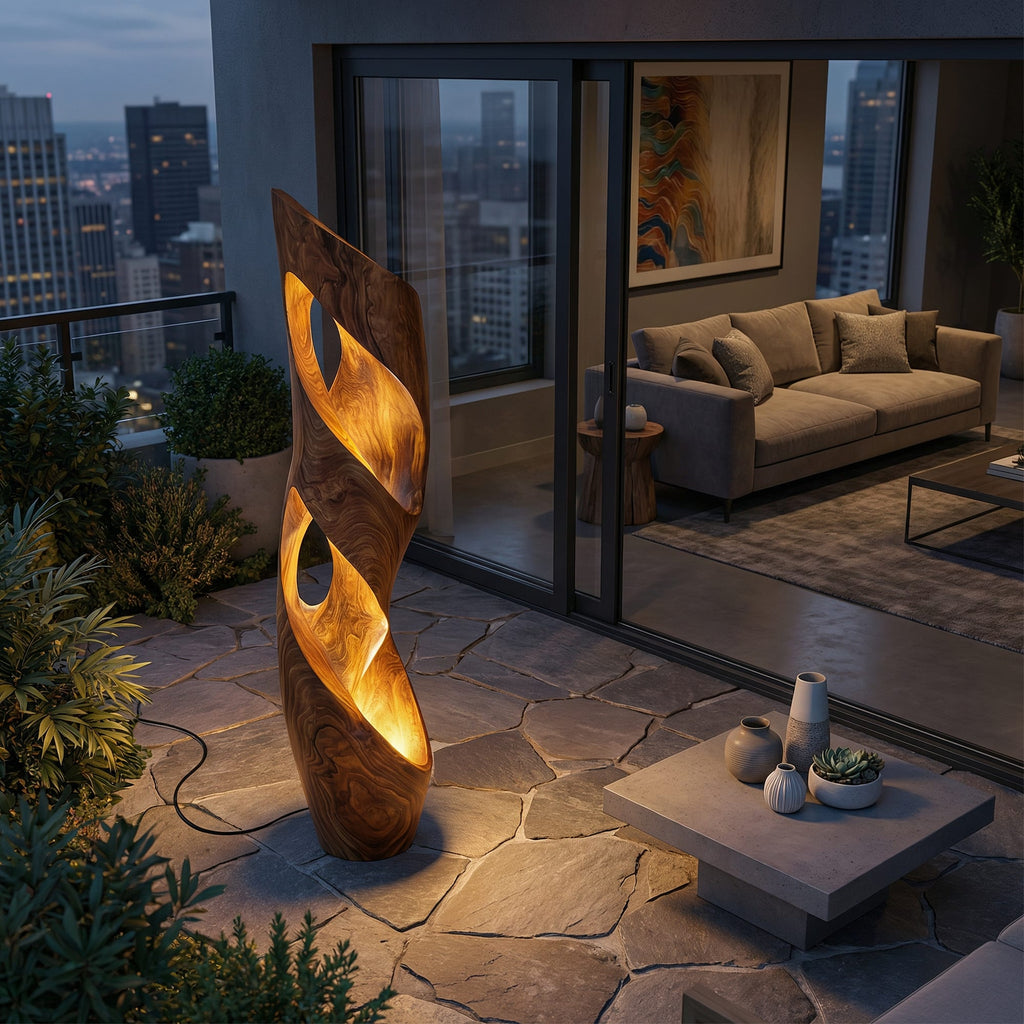 Geometric Contemporary Nightstand