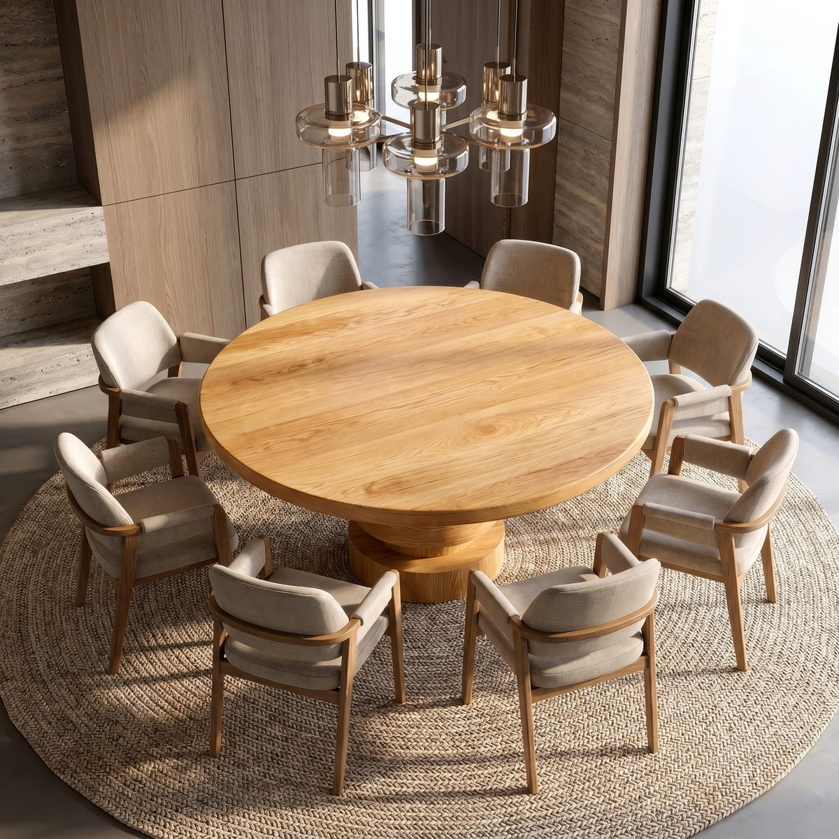 Minimal Round Dining Table