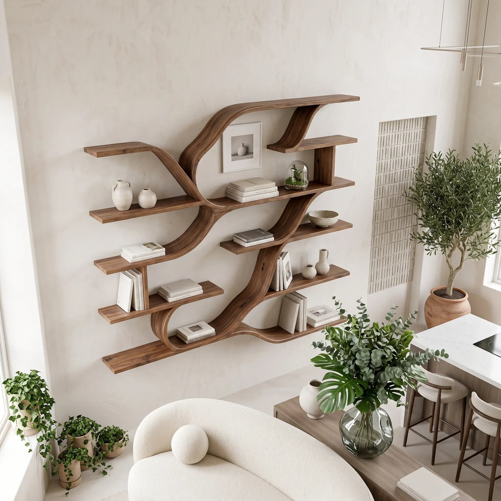 Farmhouse Floating Shelves, solid wood, built to order