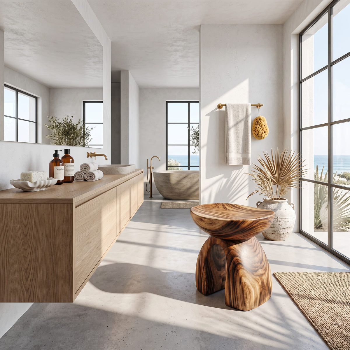 Solid Chair Shower Bench