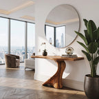Chic Live Edge Console Table