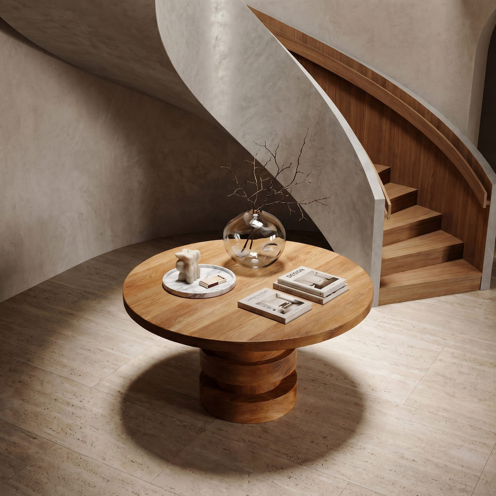 Modern Stacked Console Table