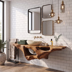 Farmhouse Vanity Bathroom Design, solid wood, built to order
