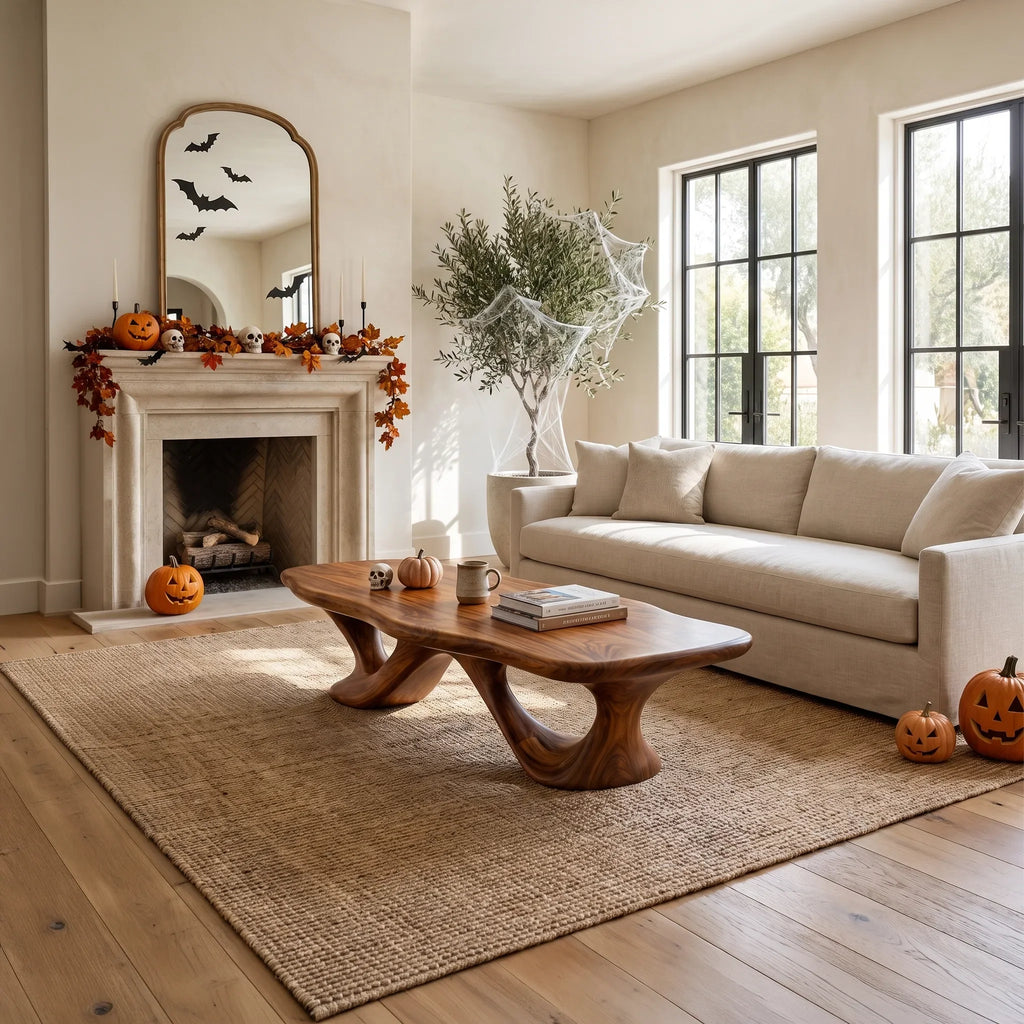 Organic Flow Coffee Table, solid wood, built to order, view 3