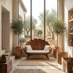 Contemporary Lotus Bench