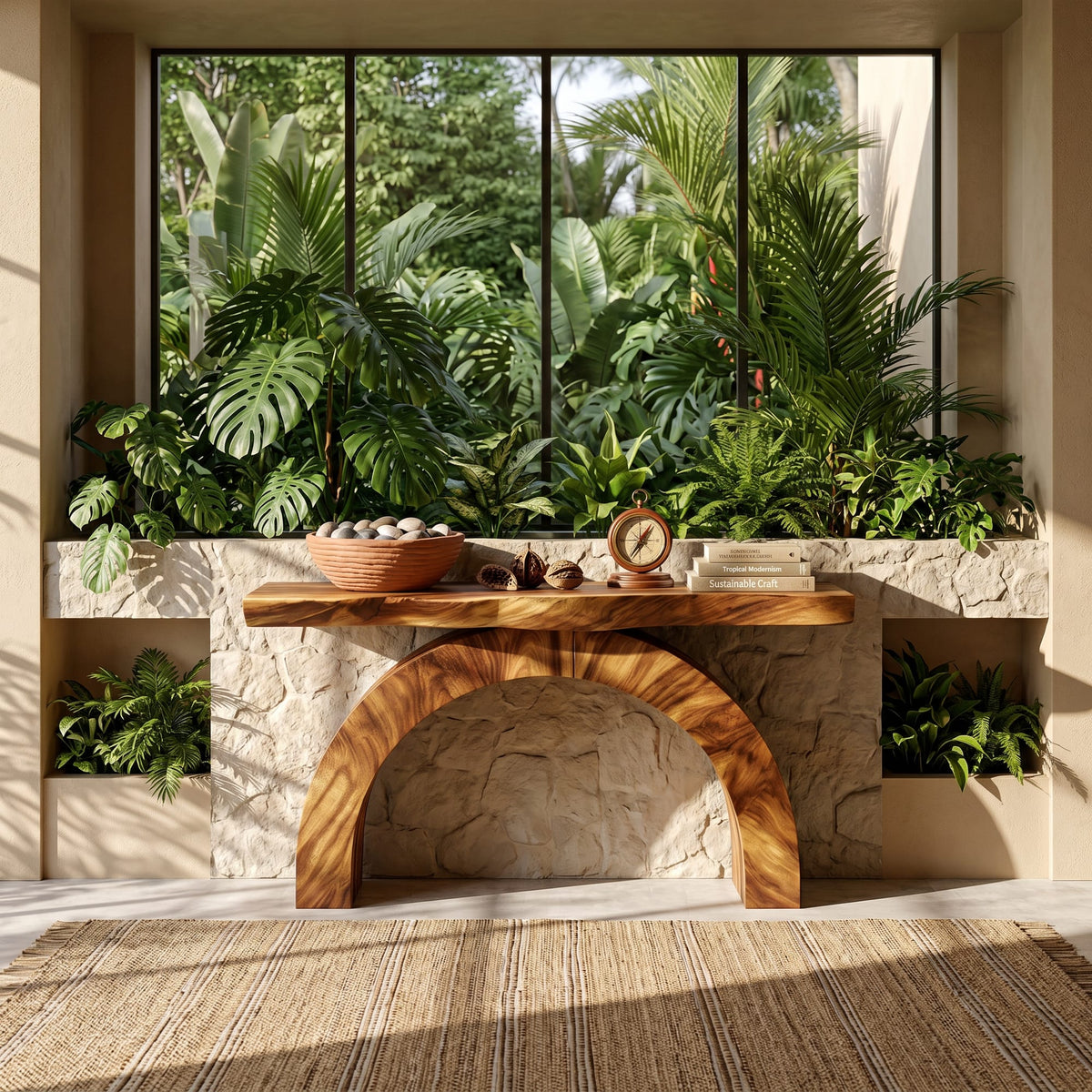 Arched Modern Console Table