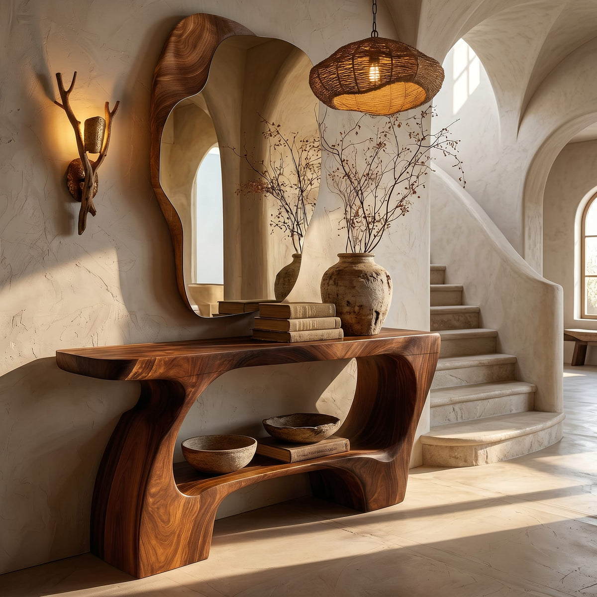 Contemporary Structure Console Table