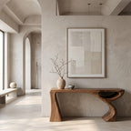 Abstract Contemporary Console Table