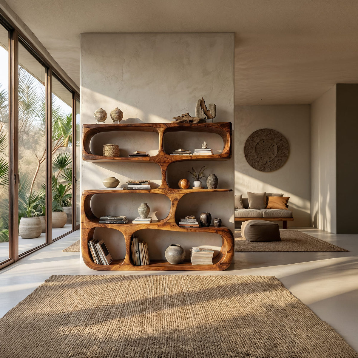 Abstract Stand Bookshelf
