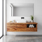 Wood Bathroom Vanity Beach House, solid wood, built to order