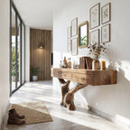 Live Edge Modern Foyer Console Table