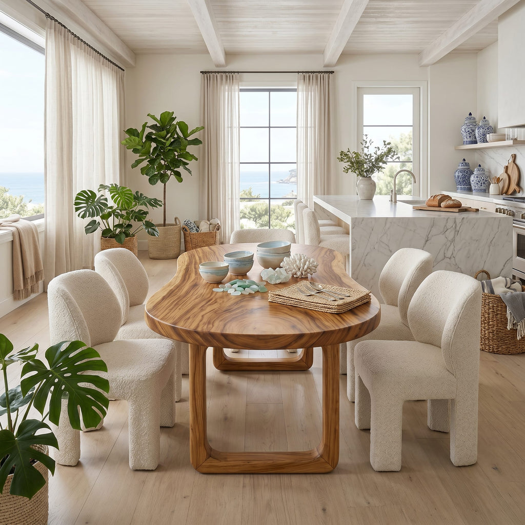 Solid Sunny Dining Table