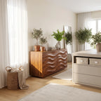 Organic Layered Bedroom Dresser, solid wood, built to order, view 3