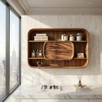 Round Contemporary Vanity