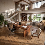 Executive Live Edge Desk