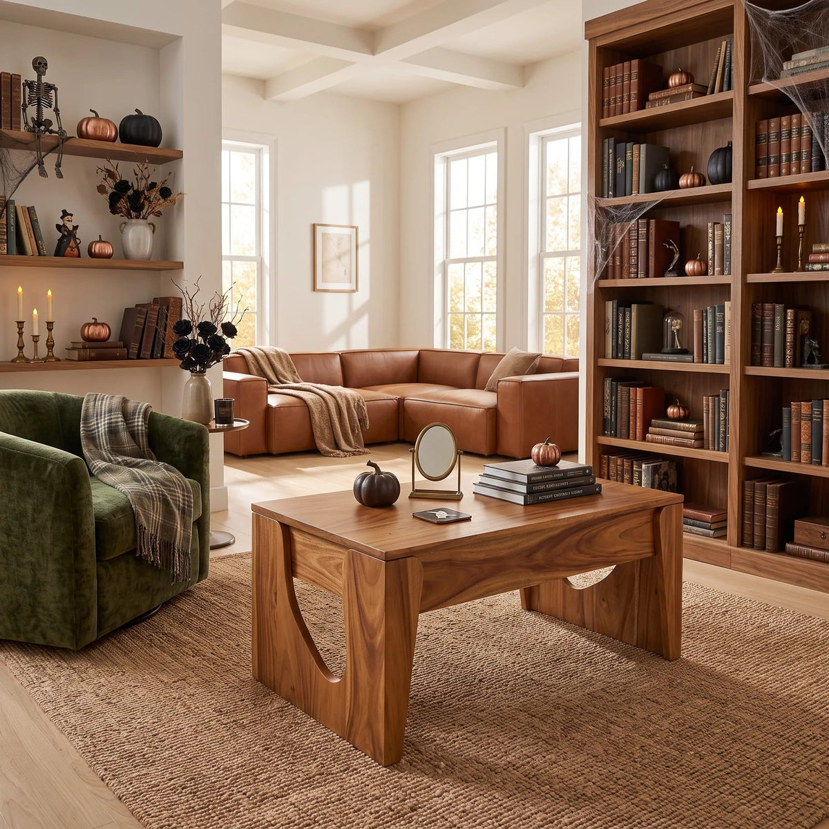 Handcrafted Lift Top Coffee Table Urban Loft, solid wood, built to order