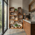 Artistic Geometric Bookshelf