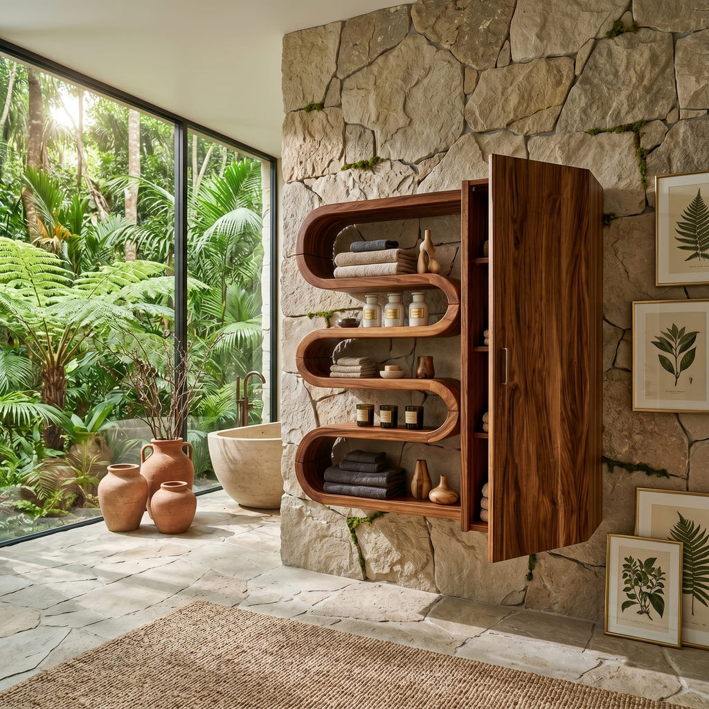 Sculptural Wellness Vanity