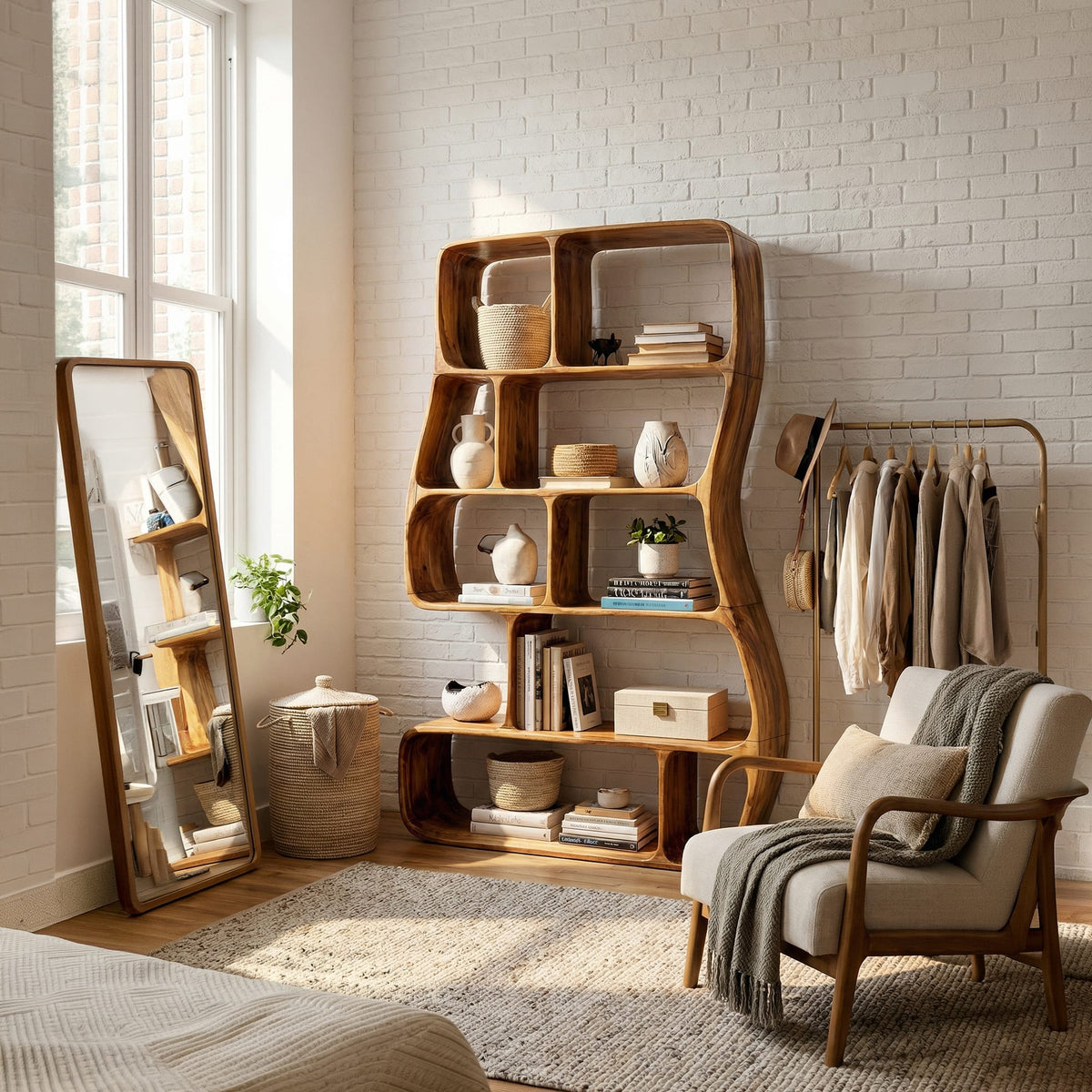 Contemporary Decorative Bookshelf