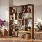 Mid Century Modern Divider Bookshelf
