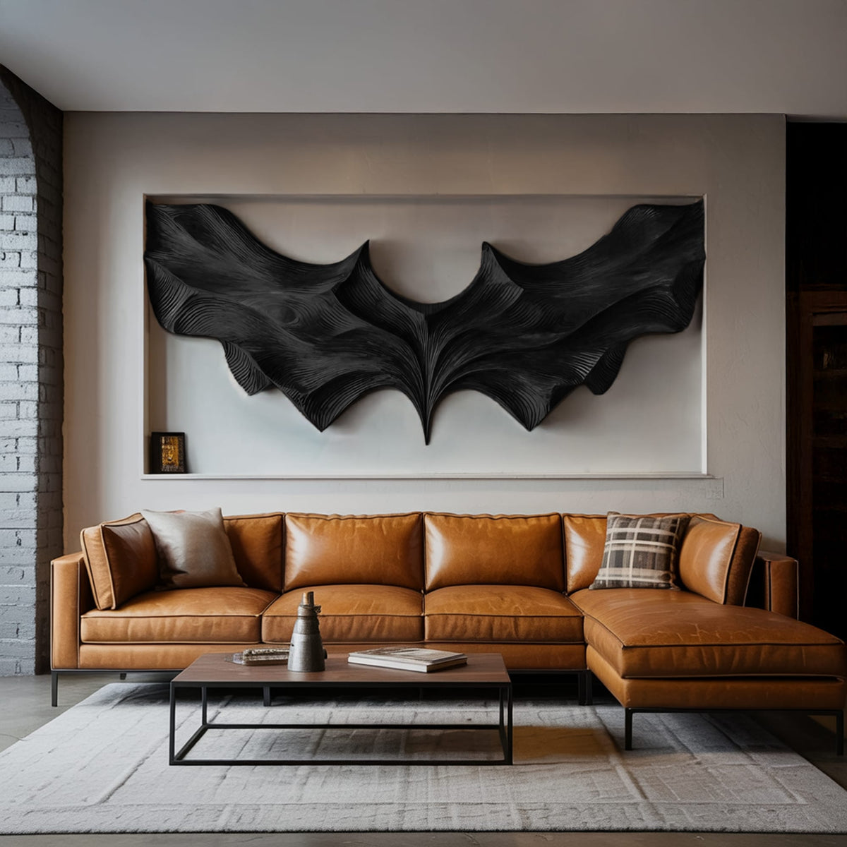 Abstract Hand-carved Wall Art
