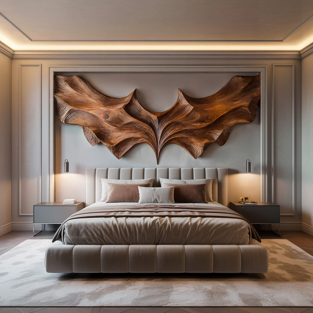 Abstract Hand-carved Wall Art