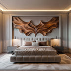 Abstract Hand-carved Wall Art