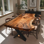 Live Edge Grain Dining Table