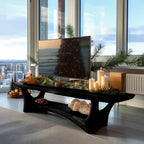 Solid Live Edge Entertainment TV Cabinet