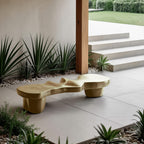 Sculptural Gallery Bench