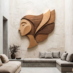 Abstract Woman Wall Art