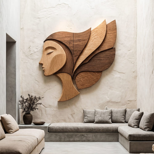 Abstract Woman Wall Art