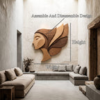 Abstract Woman Wall Art