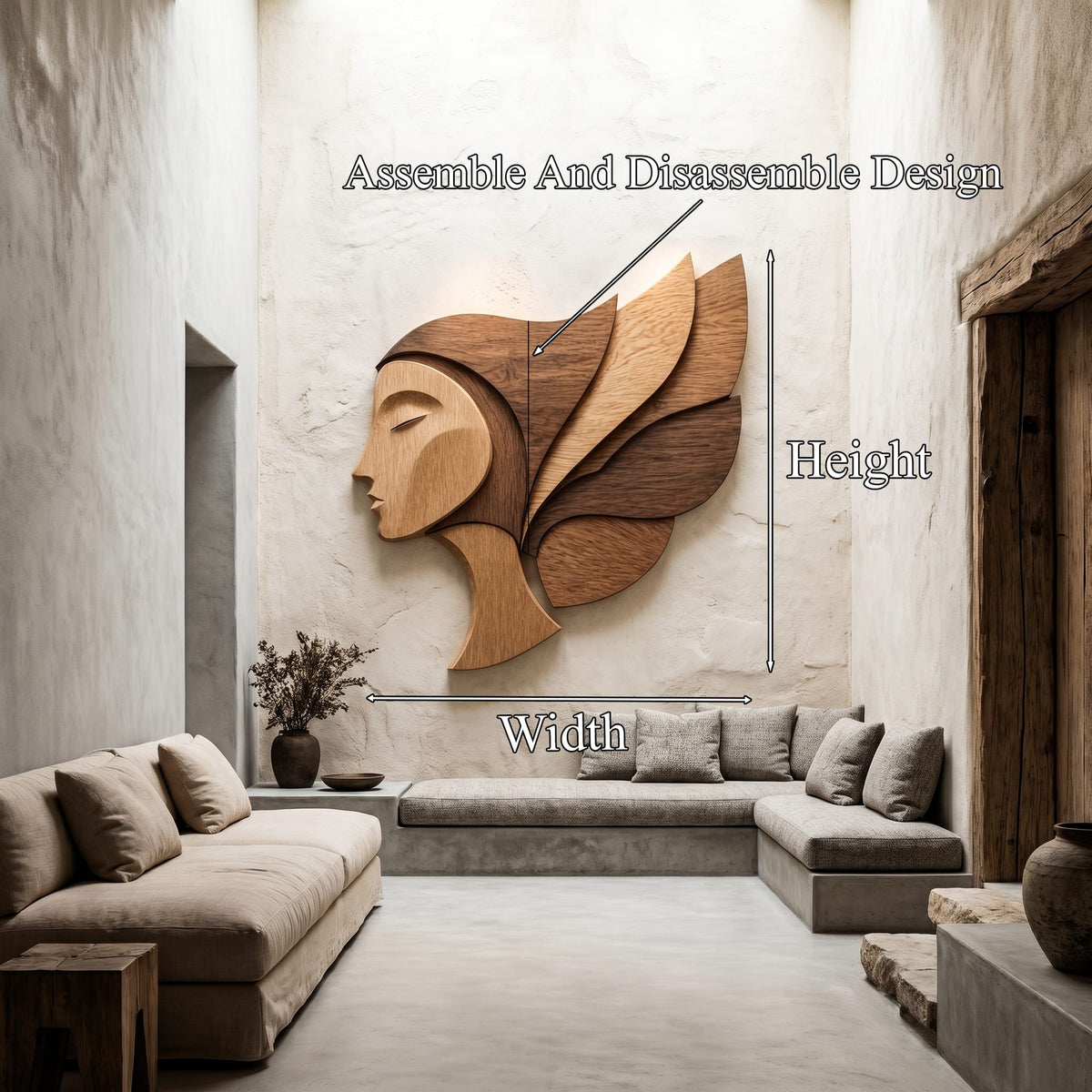 Abstract Woman Wall Art