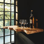 Floating Liquor Wall Shelf