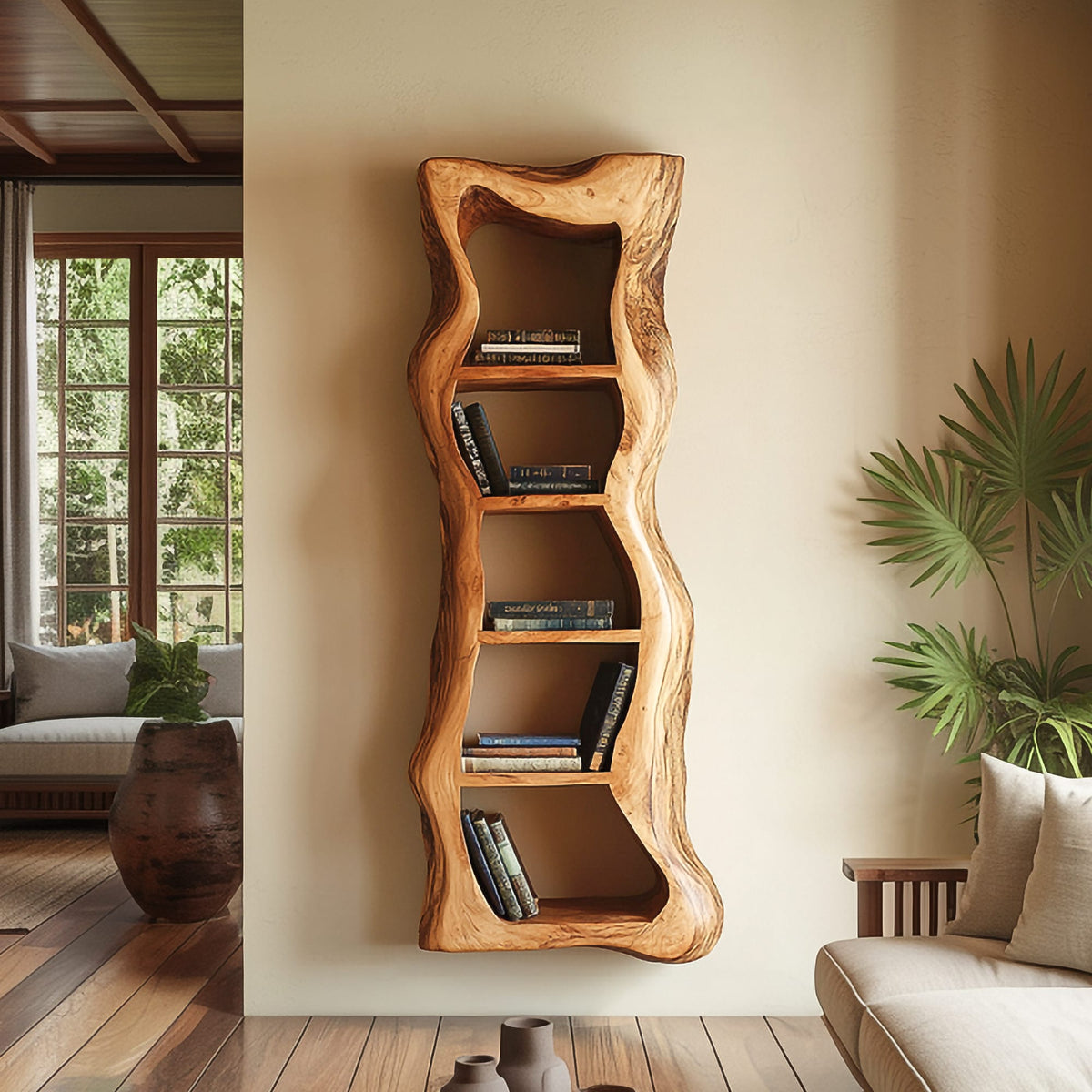 Sculpted Wall Shelf
