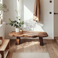 Live Edge Solid Accent Bench