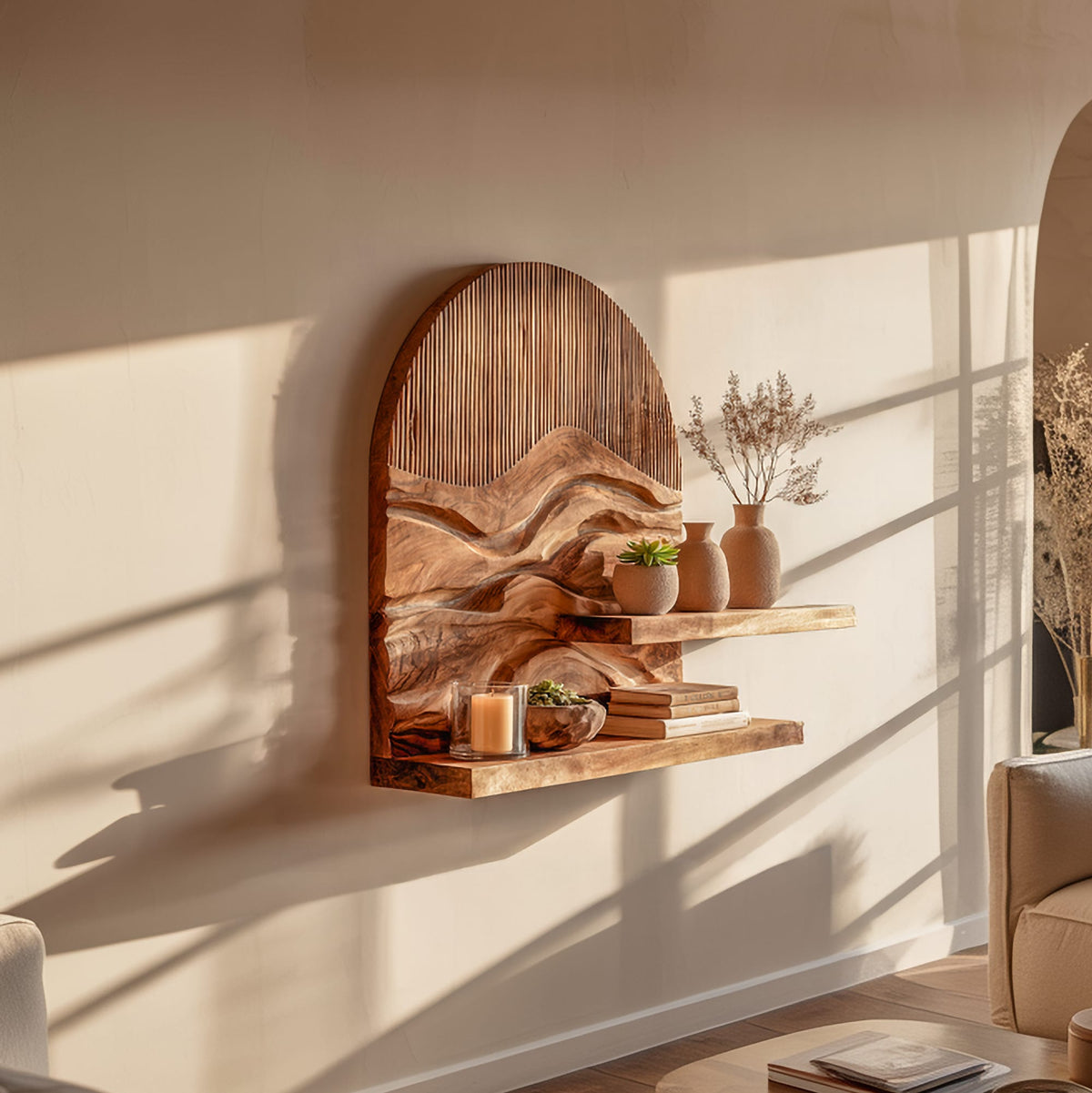 Floating Book Wall Shelf
