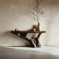 Rustic Console Table Living Room Or Entryway, solid wood, built to order
