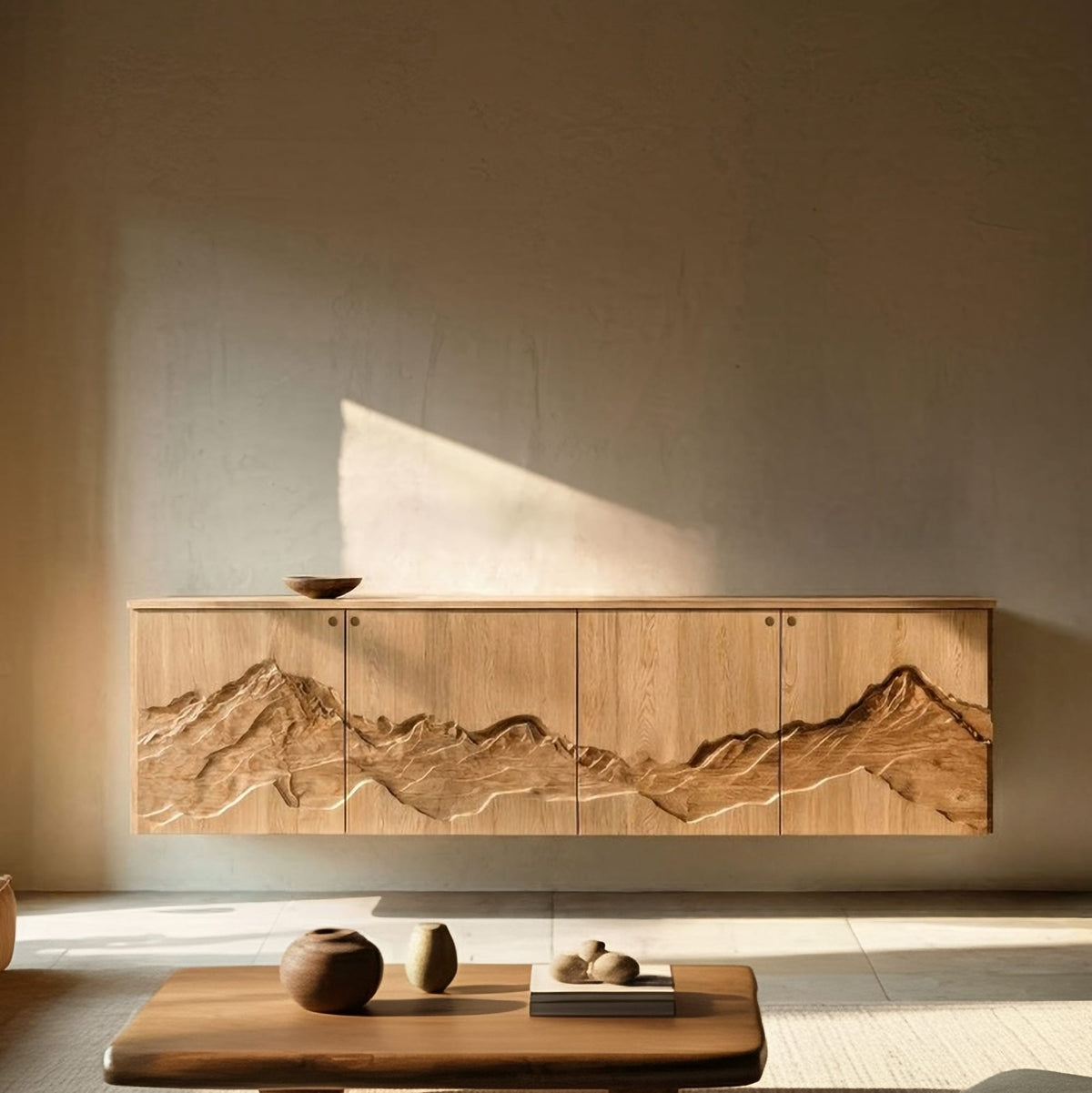 Mountain Solid Console Table