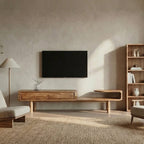 Sculptural Deco TV Cabinet