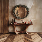 Live Edge Modern Entryway Console Table
