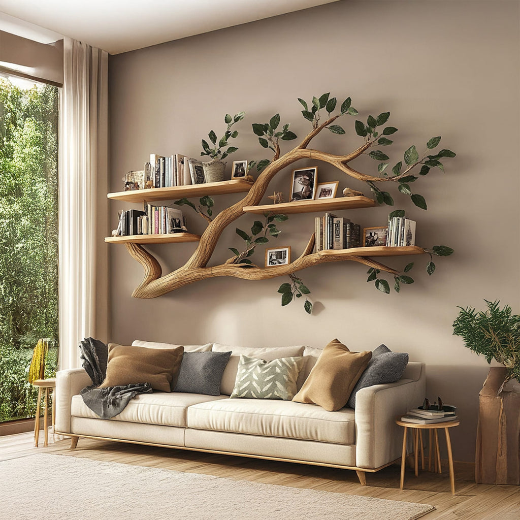 Floating Solid Bookshelf