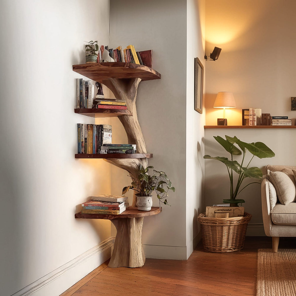 Unit Floating Tree Bookshelf