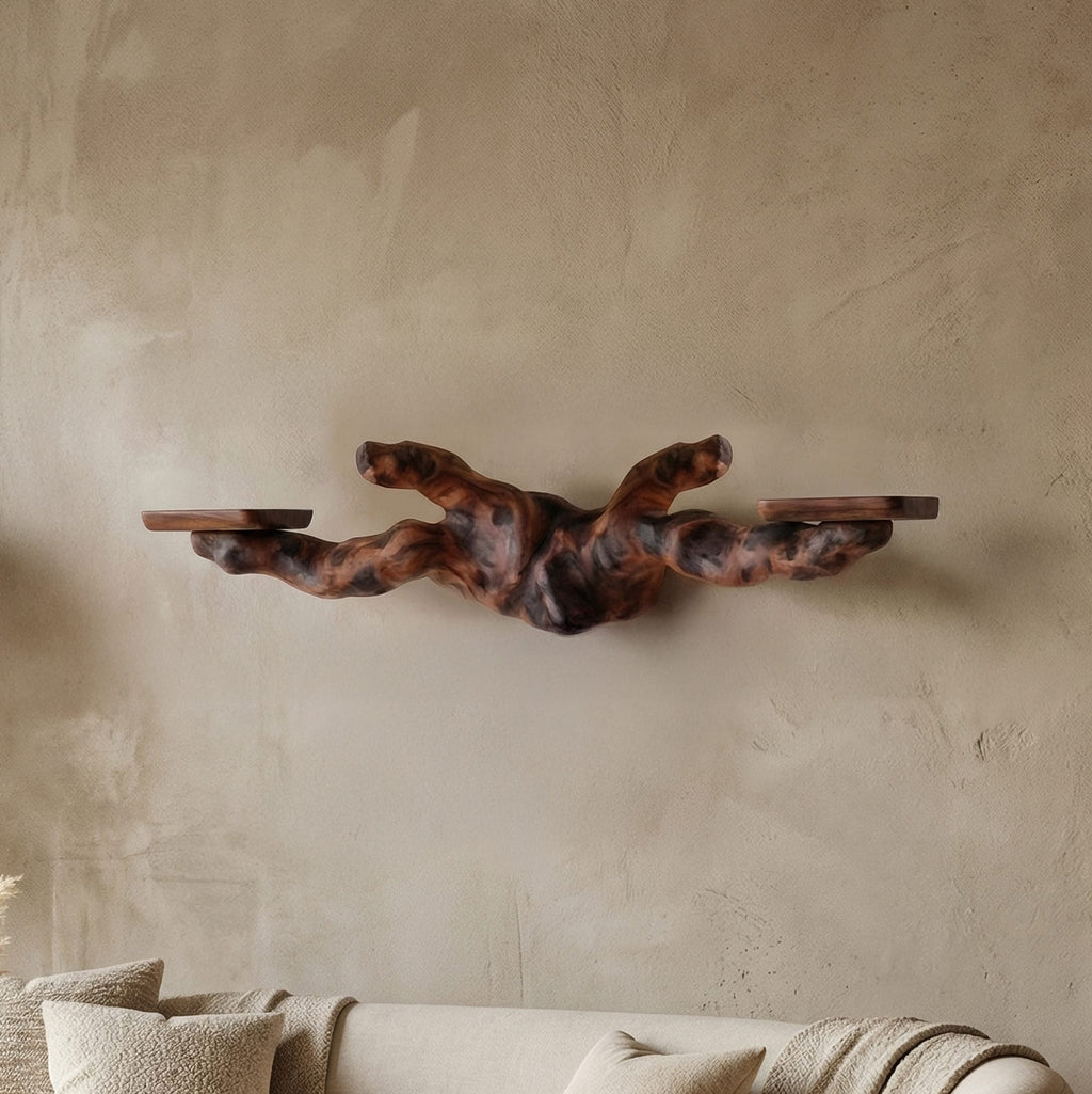 Solid Mounted Floating Shelf