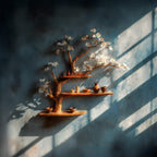 Floating Rack Bookshelf
