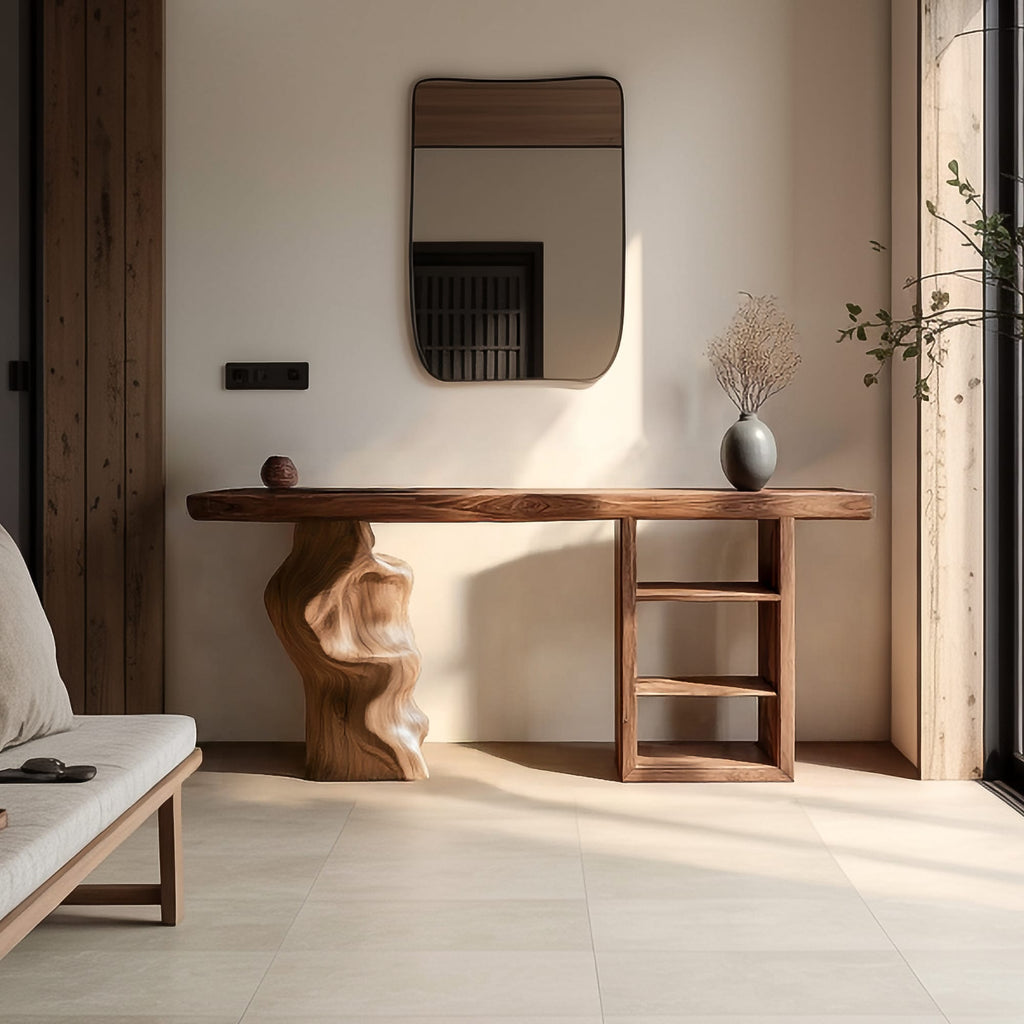 Minimal Wabi-sabi Console Table